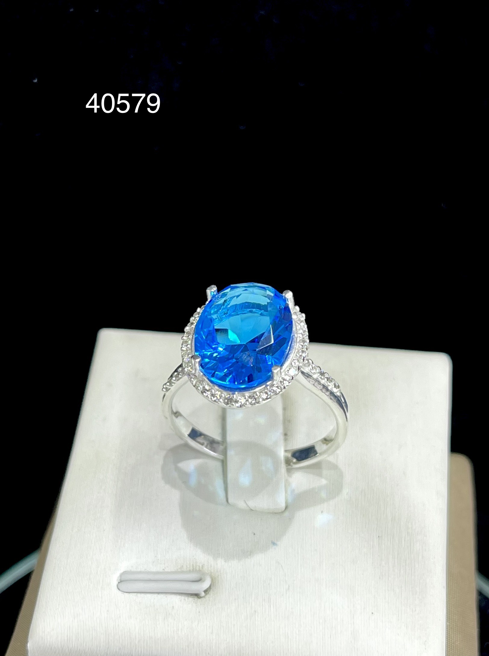 nhẫn nữ 05108 xanh bích
