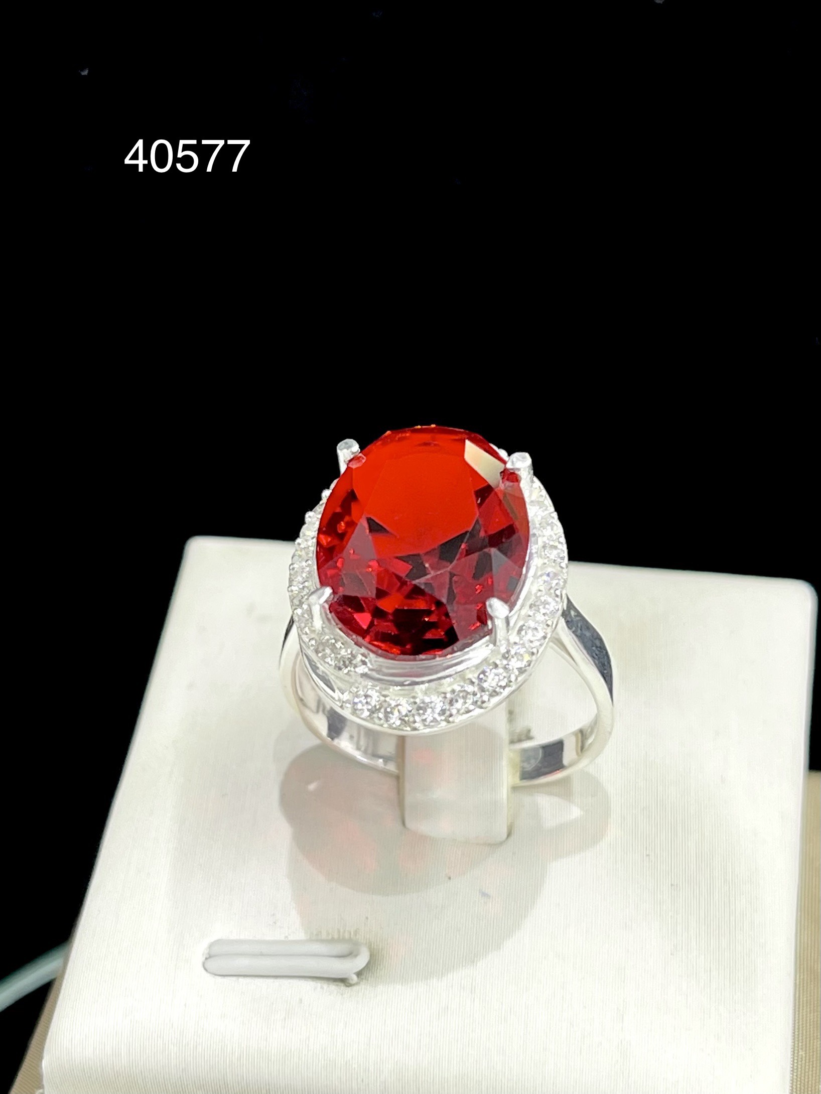 nhẫn nữ 07 đỏ